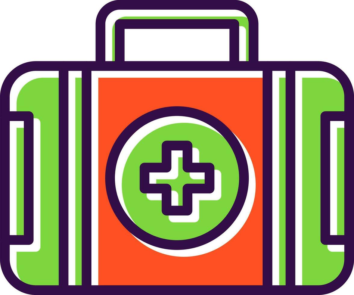 First aid kit Vector Icon Design