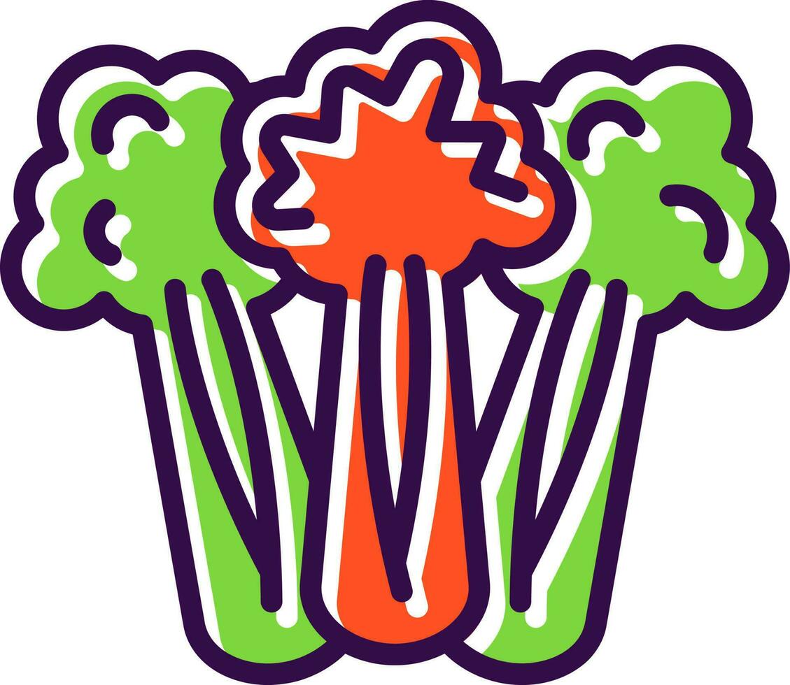 Celery Vector Icon Design