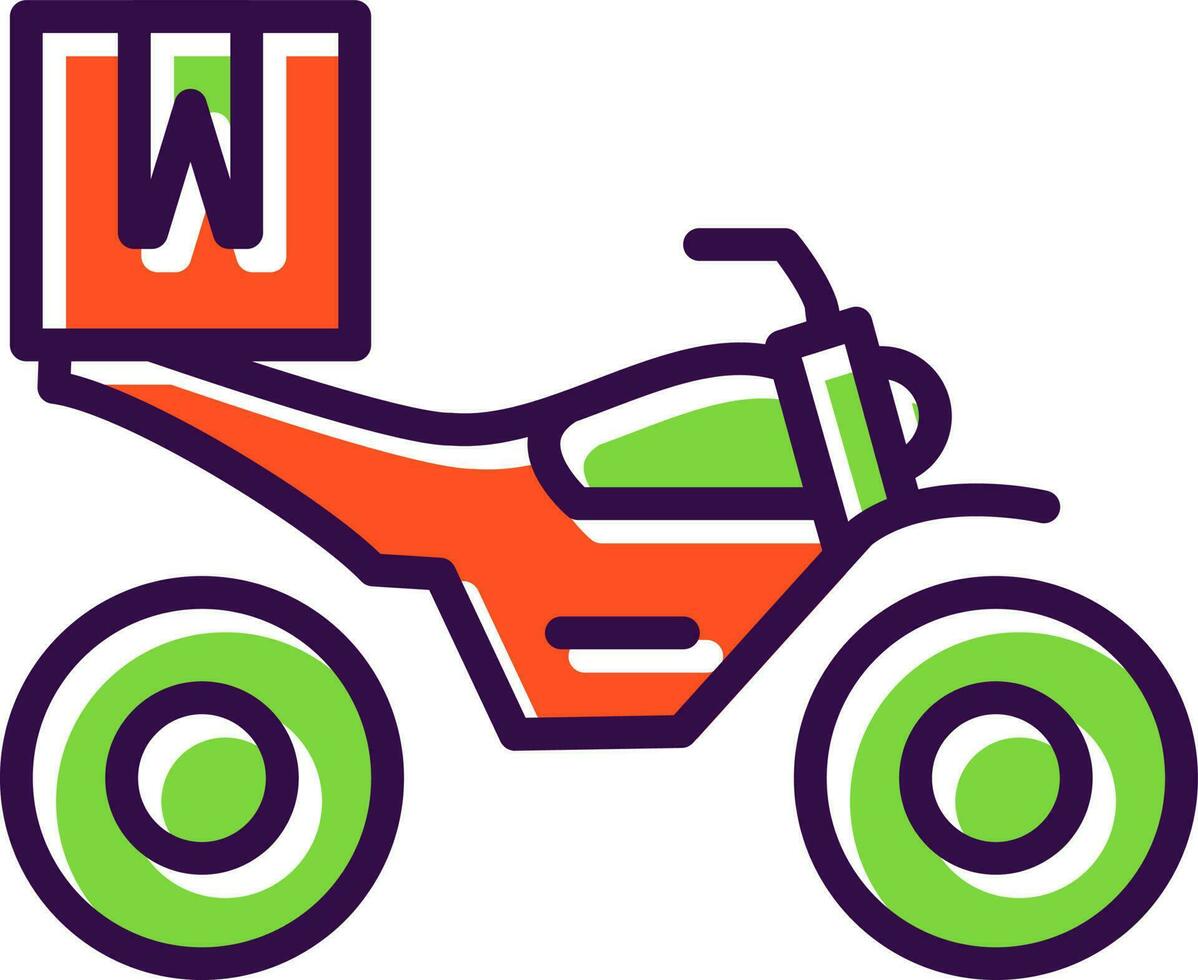 Motocross Vector Icon Design