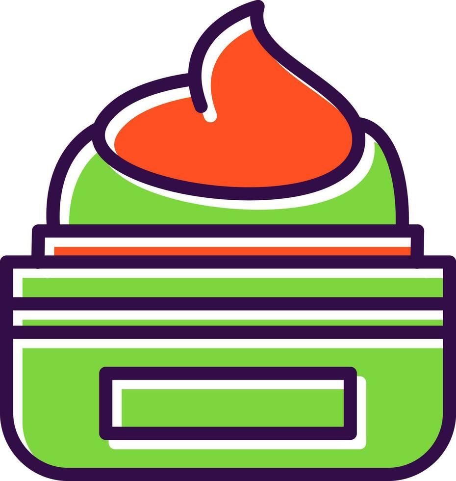Cream Vector Icon Design