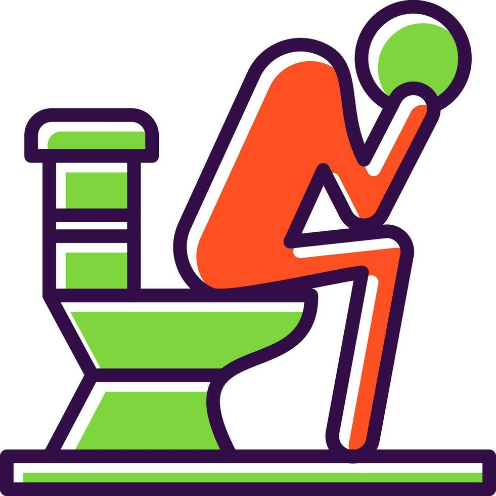Diarrhea Vector Icon Design