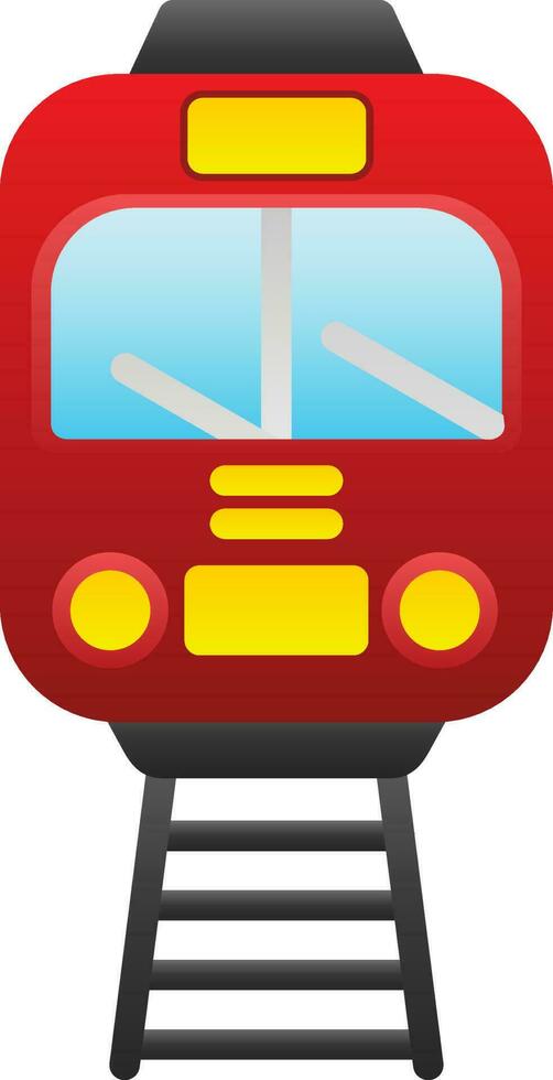 Tram Vector Icon Design