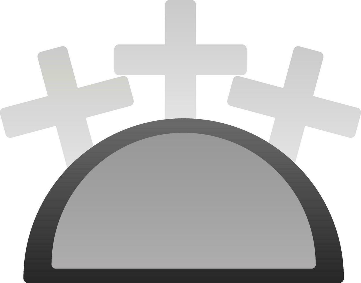 Cemetery Vector Icon Design