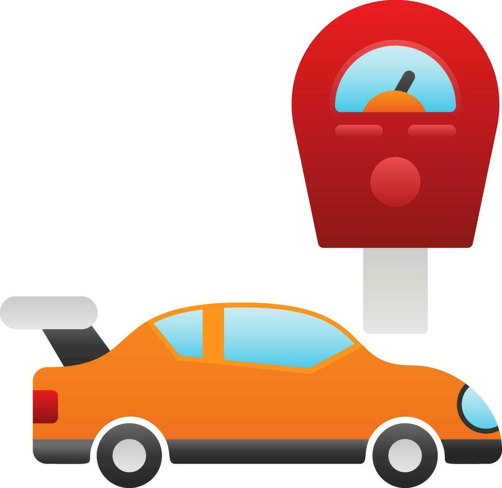 Parking meter Vector Icon Design