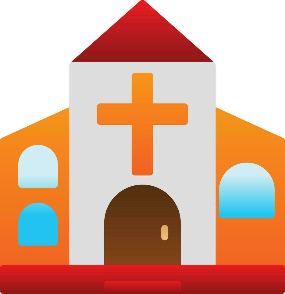 Church Vector Icon Design