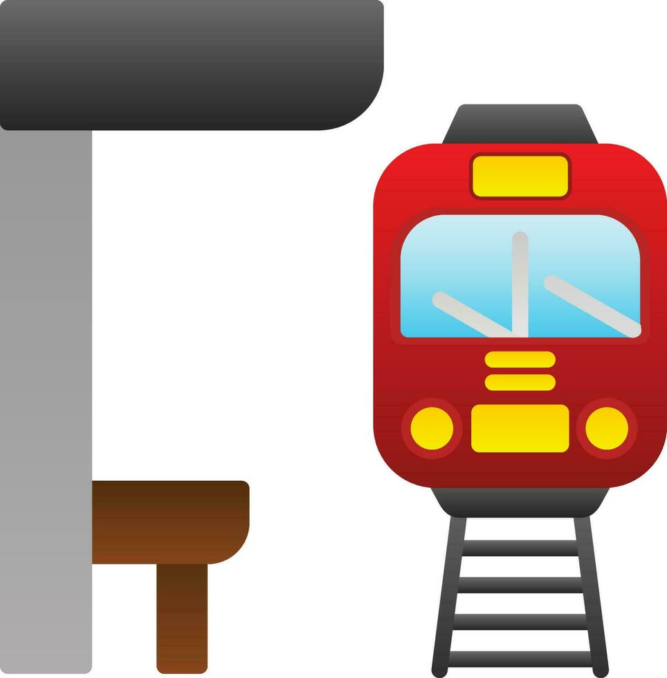 diseño de icono de vector de metro