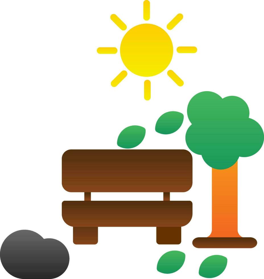 Bench Vector Icon Design