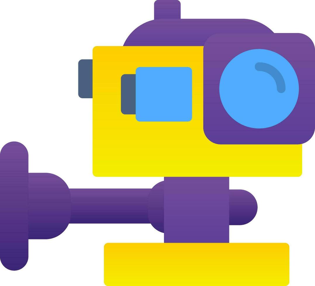 Action camera Vector Icon Design