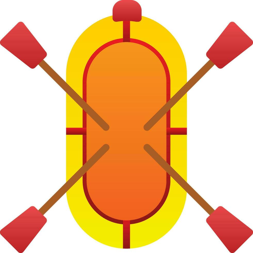 diseño de icono de vector de rafting