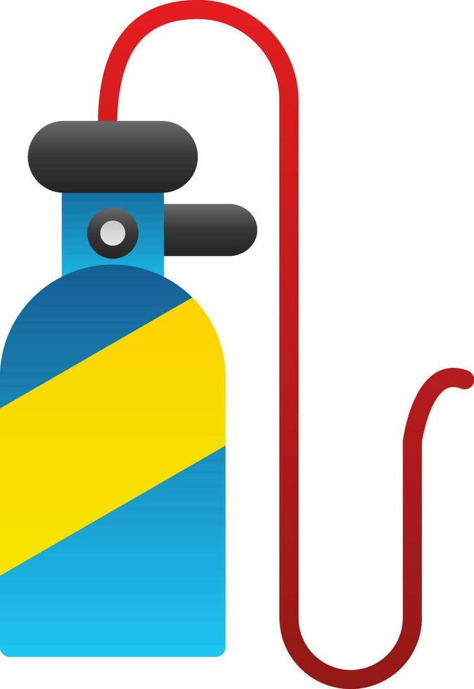 Oxygen tank Vector Icon Design