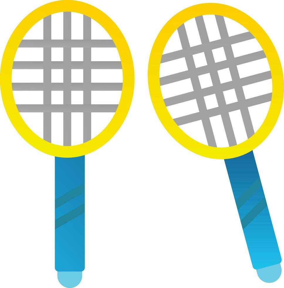 diseño de icono de vector de bádminton