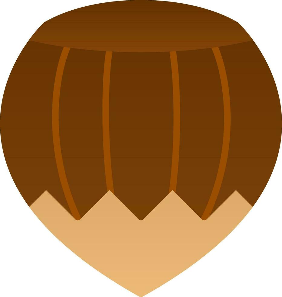 Hazelnut Vector Icon Design
