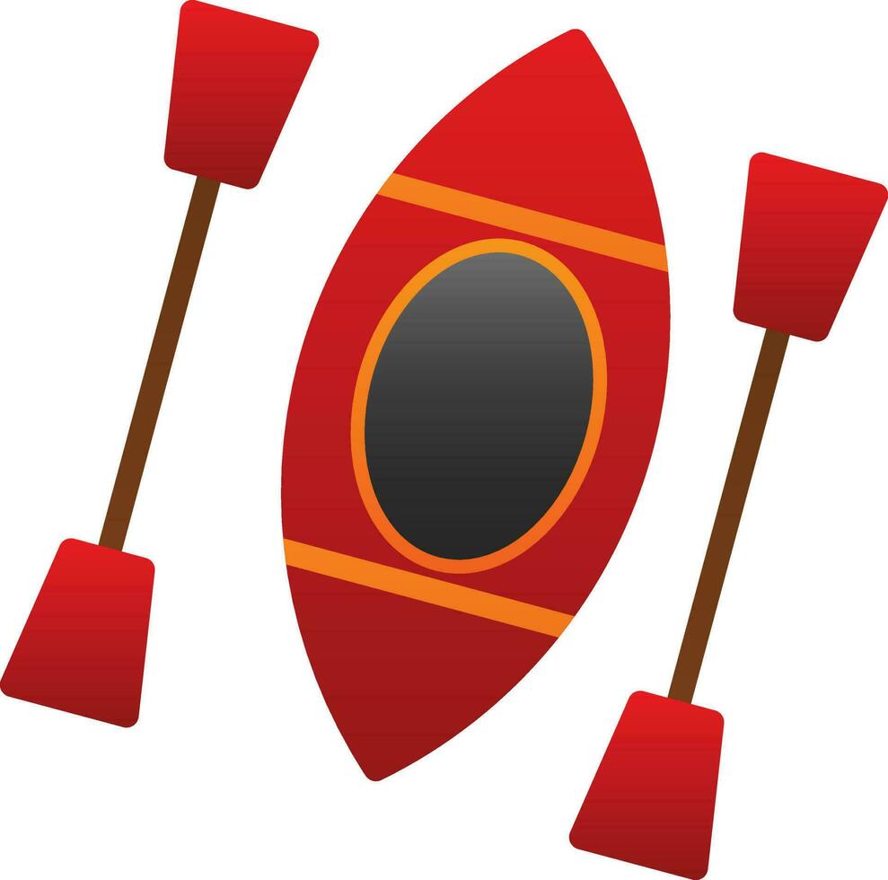 Kayak Vector Icon Design