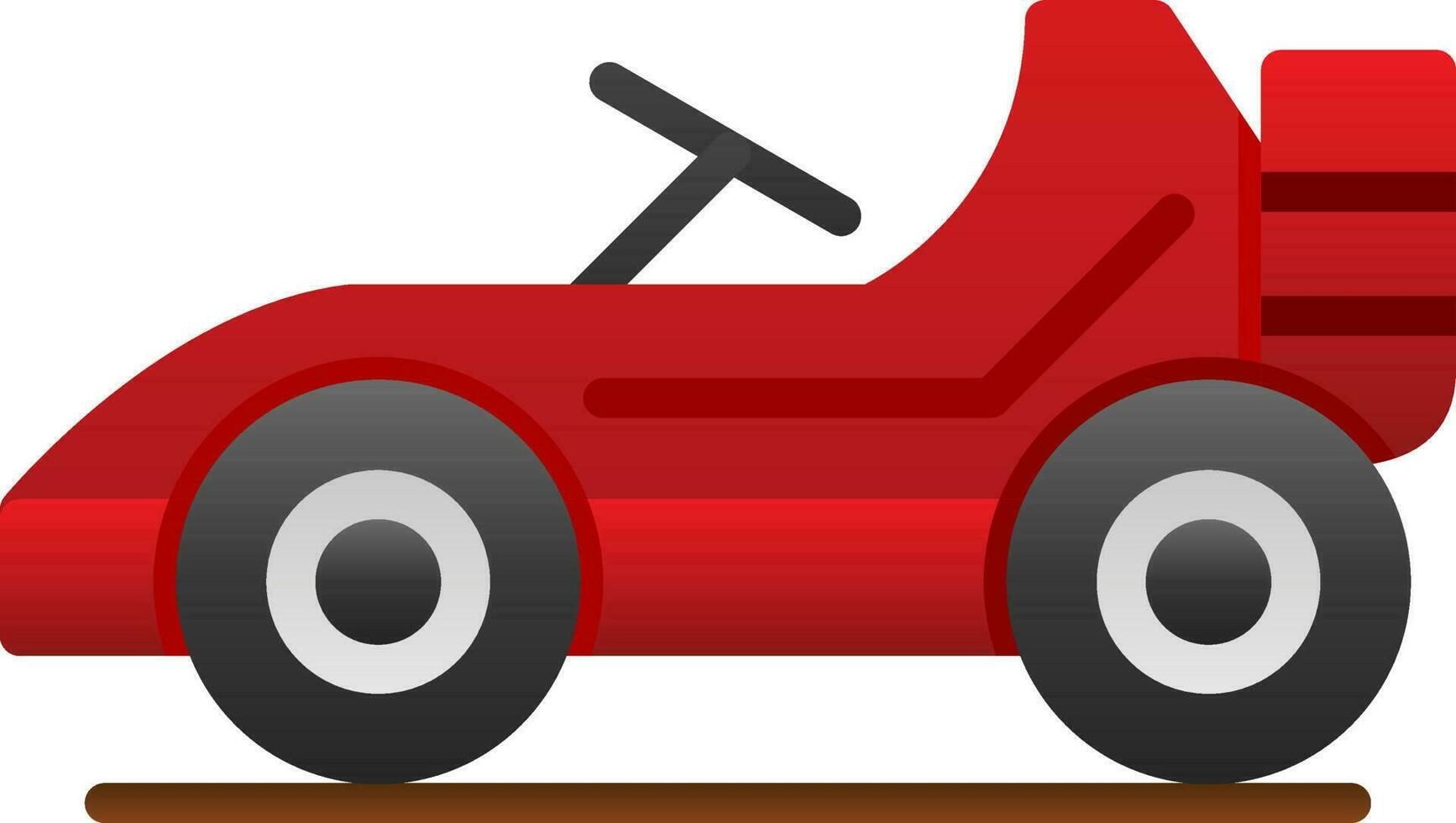 Go kart Vector Icon Design