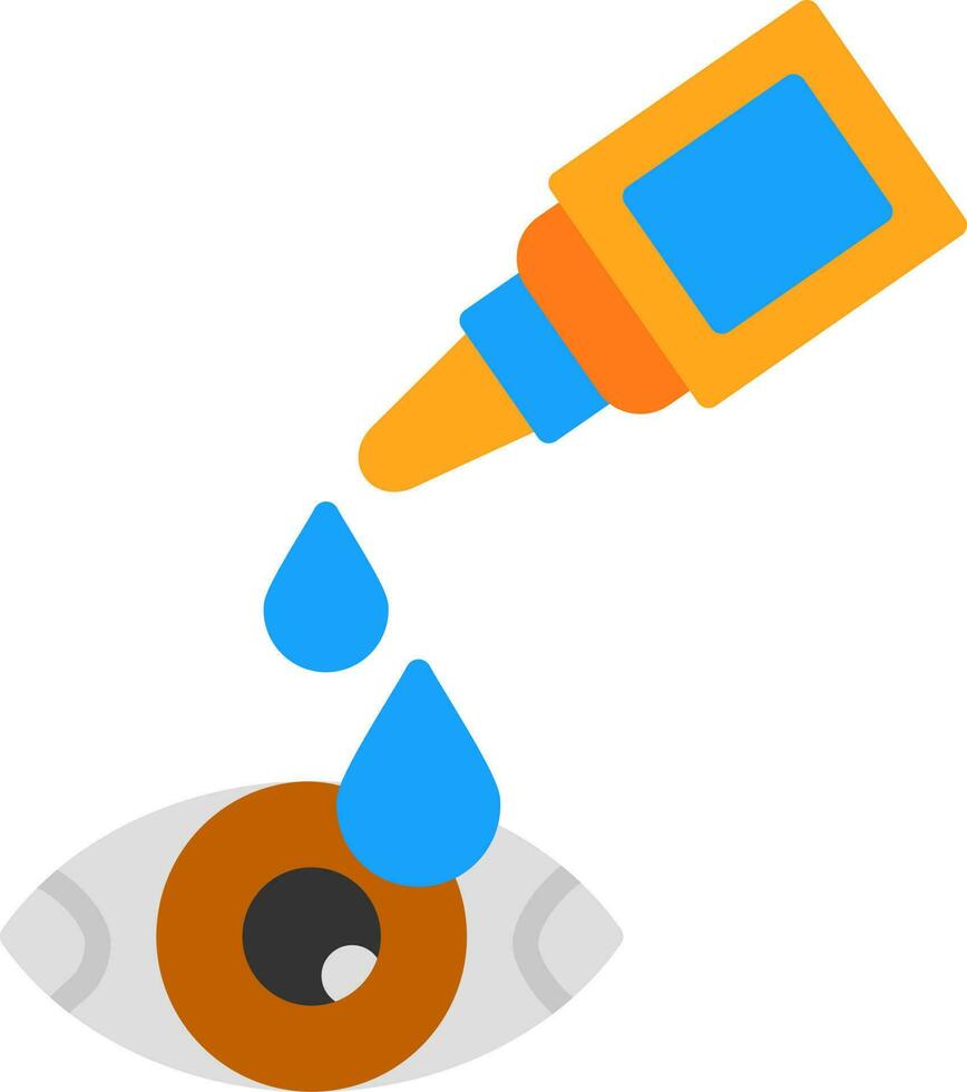 Eye drop Vector Icon Design