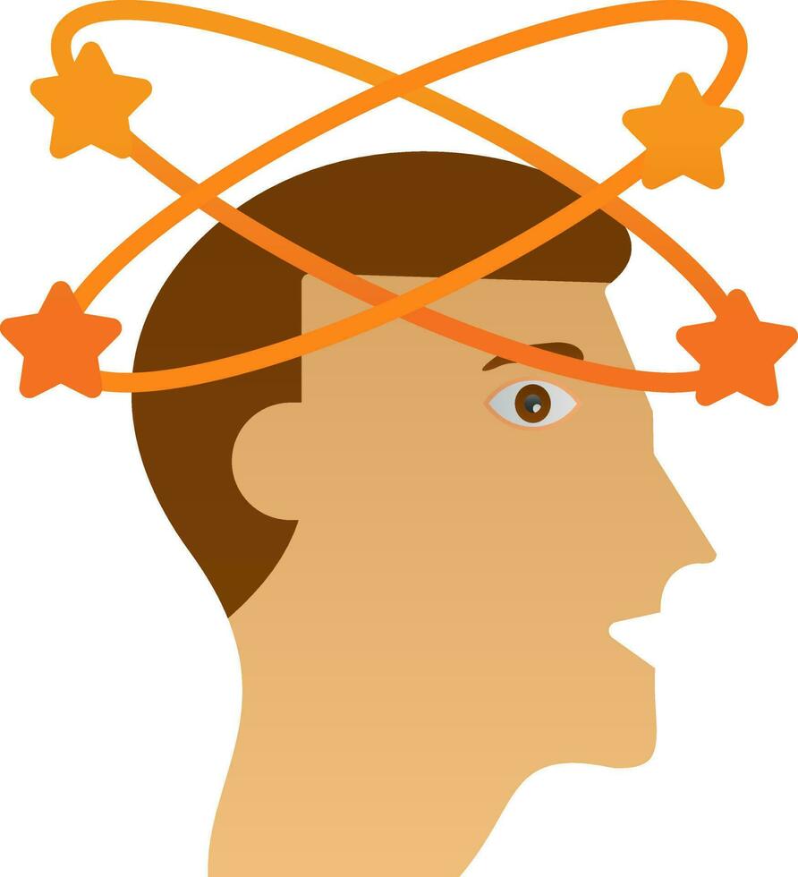 Dizziness Vector Icon Design
