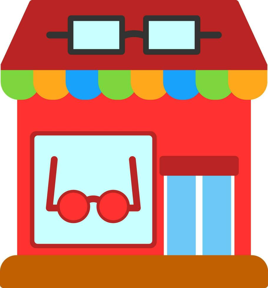 Optical shop Vector Icon Design