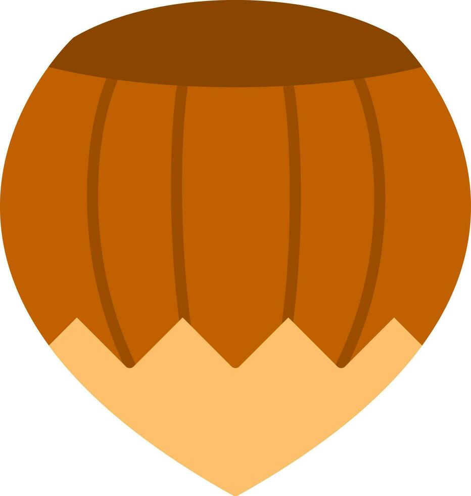 Hazelnut Vector Icon Design