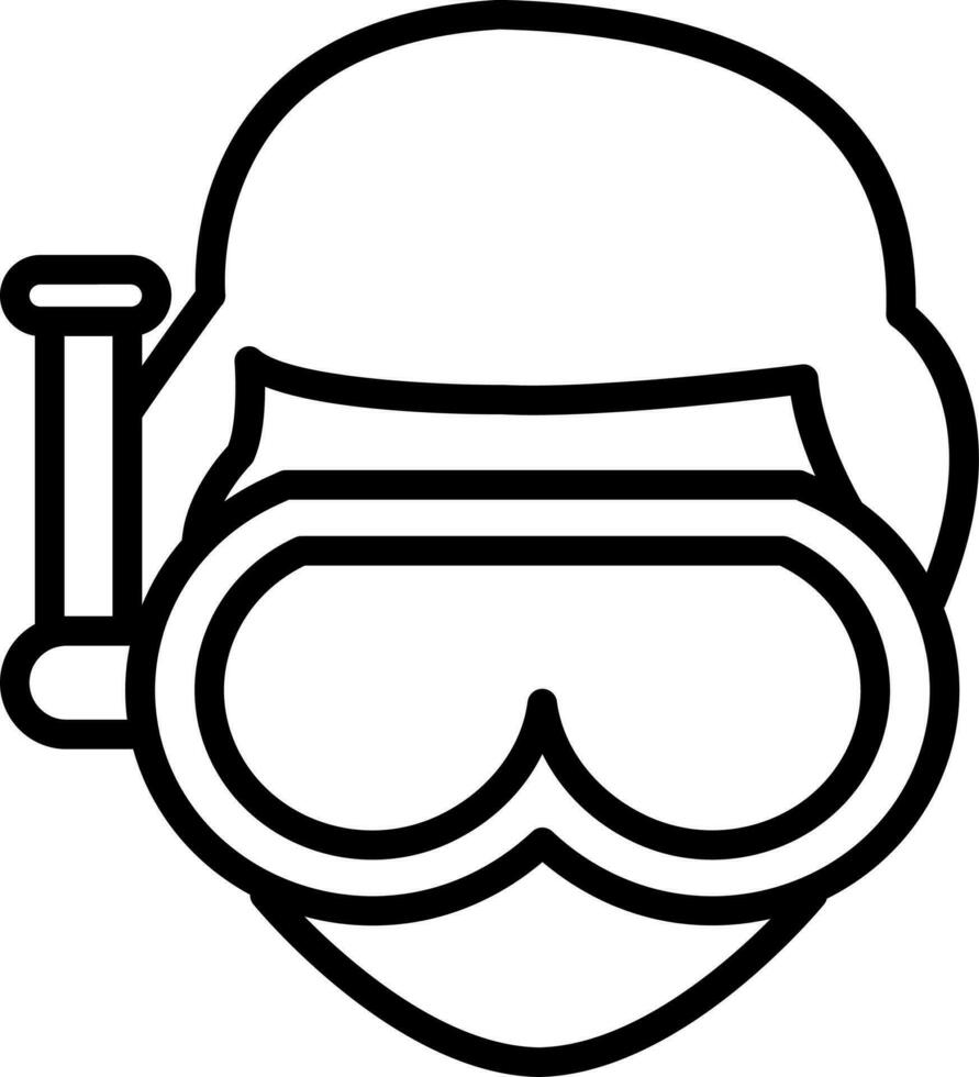 Diving Vector Icon Design