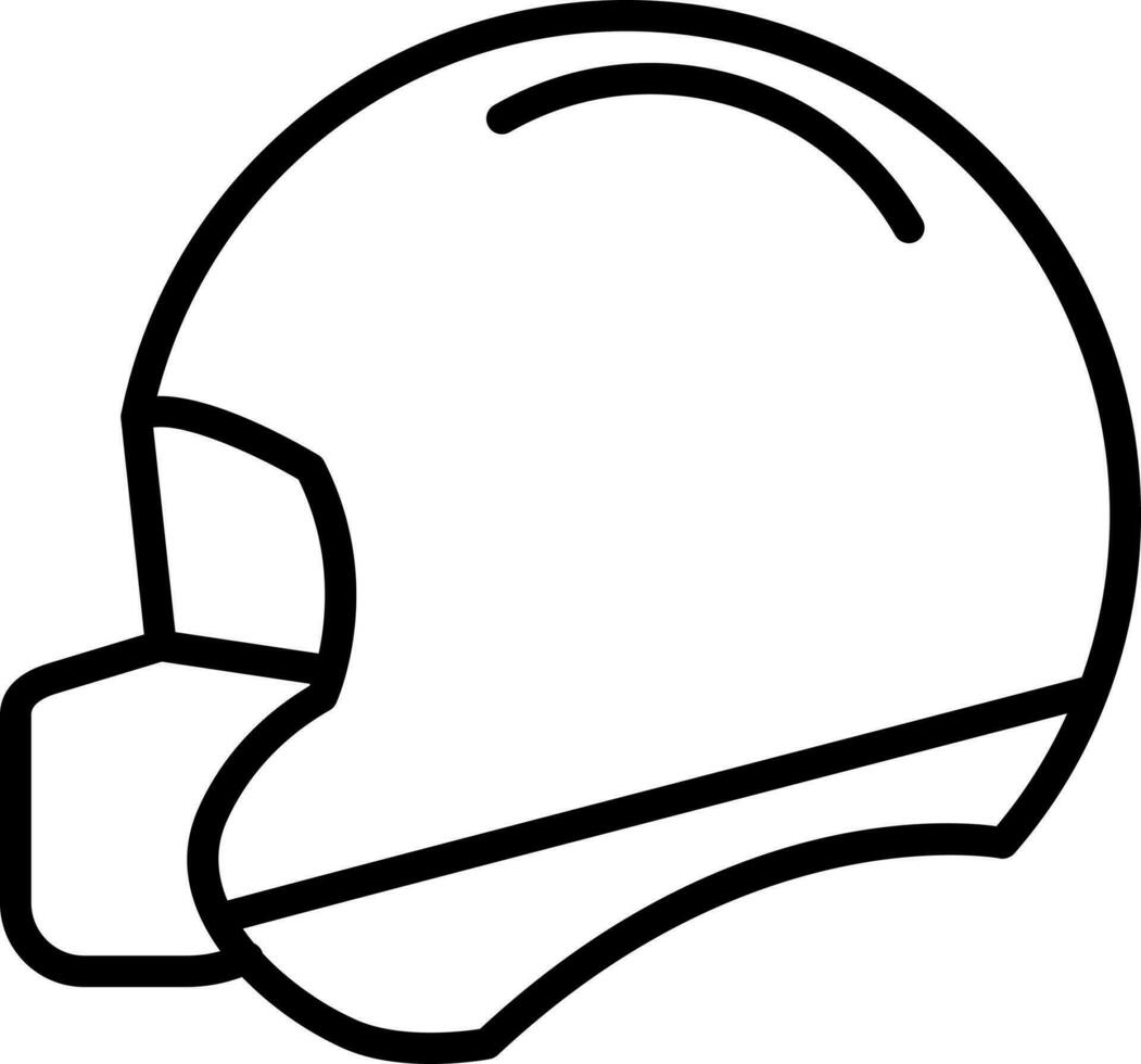 Football helmet Vector Icon Design