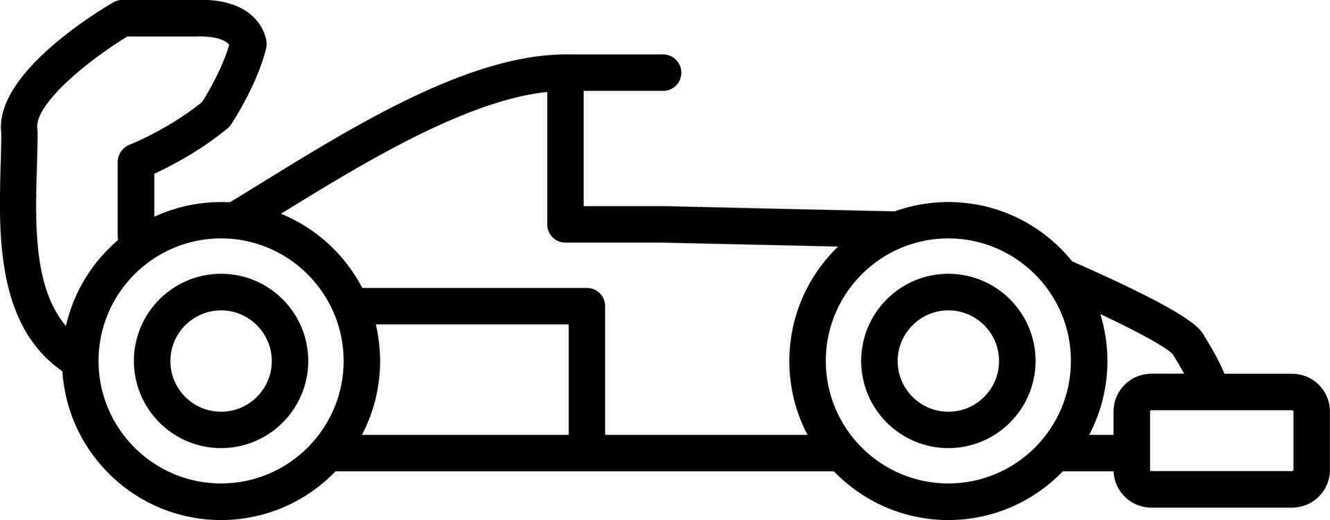 Racing car Vector Icon Design