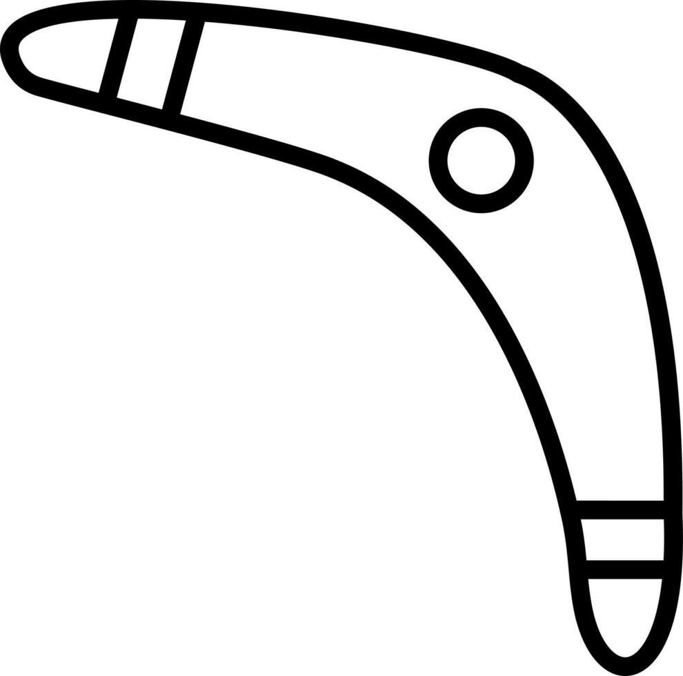 diseño de icono de vector de boomerang