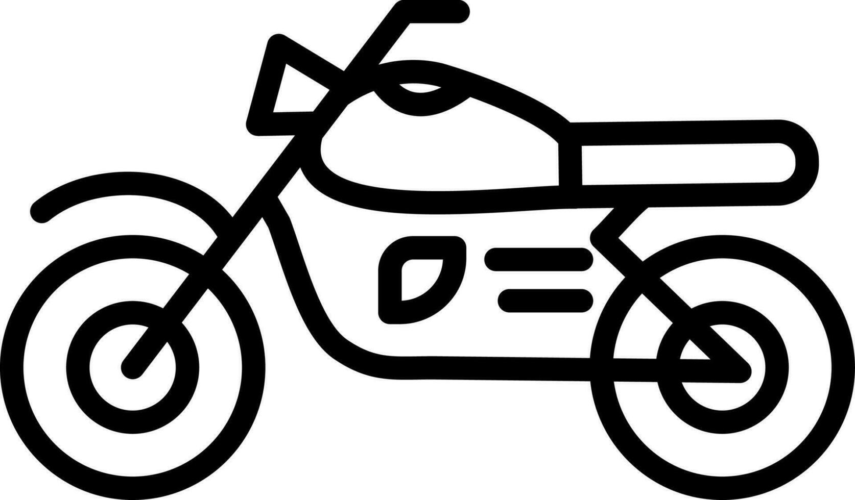 Motorbike Vector Icon Design