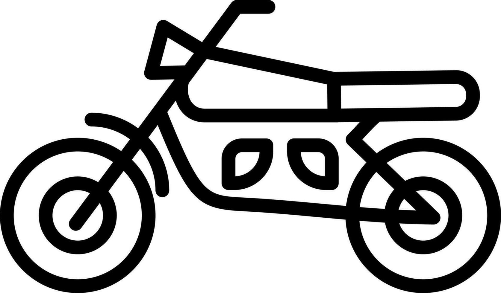 Motorbike Vector Icon Design