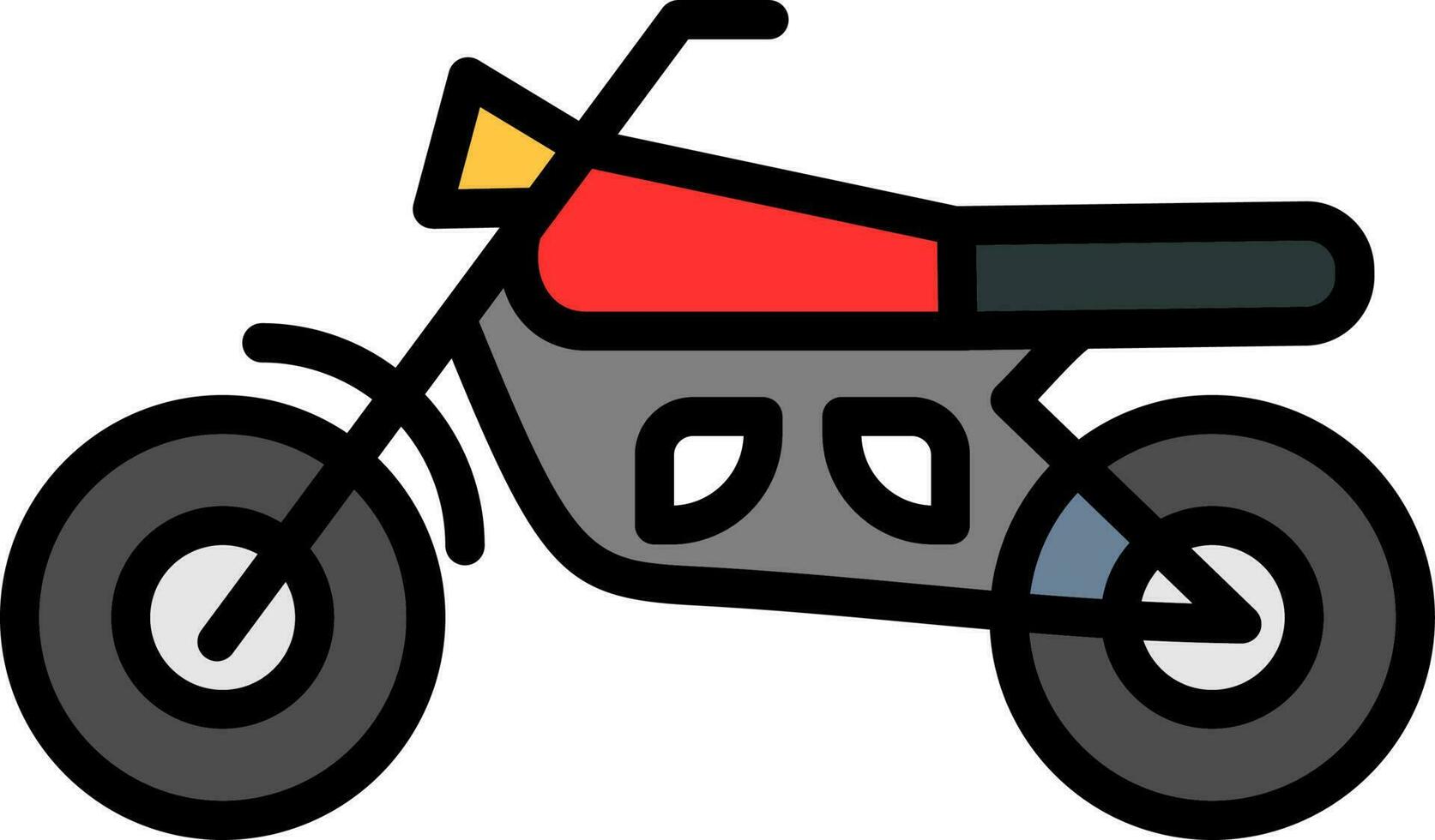 diseño de icono de vector de moto