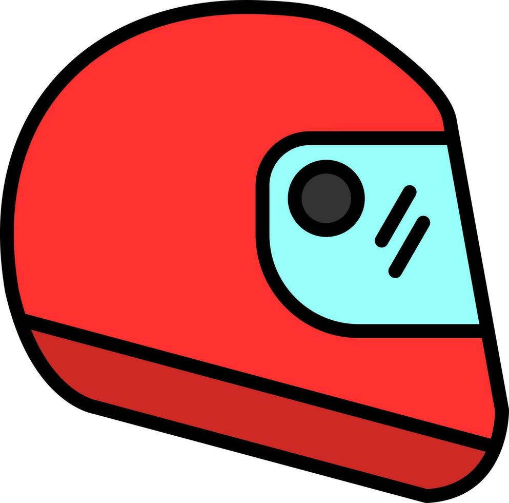 diseño de icono de vector de casco