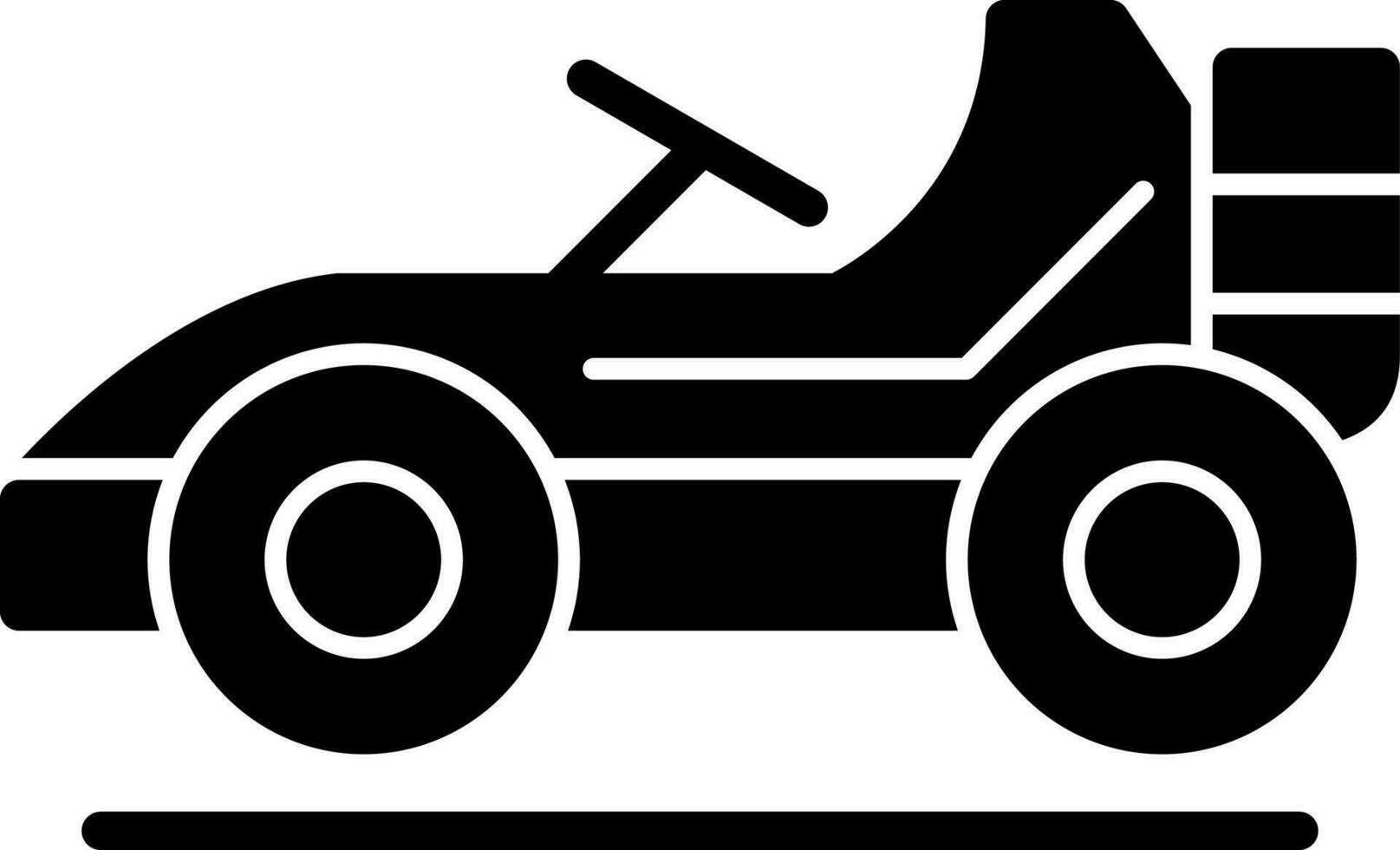 Go kart Vector Icon Design