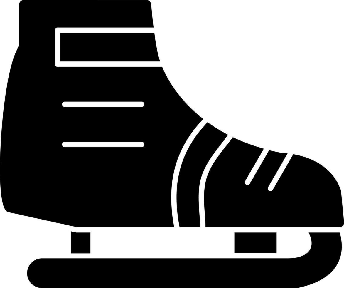 Ice skating Vector Icon Design