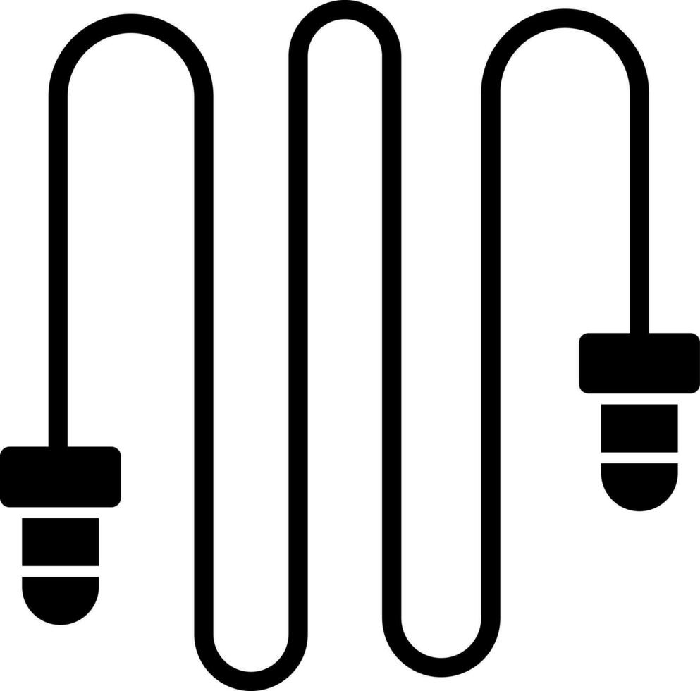 Jumping rope Vector Icon Design