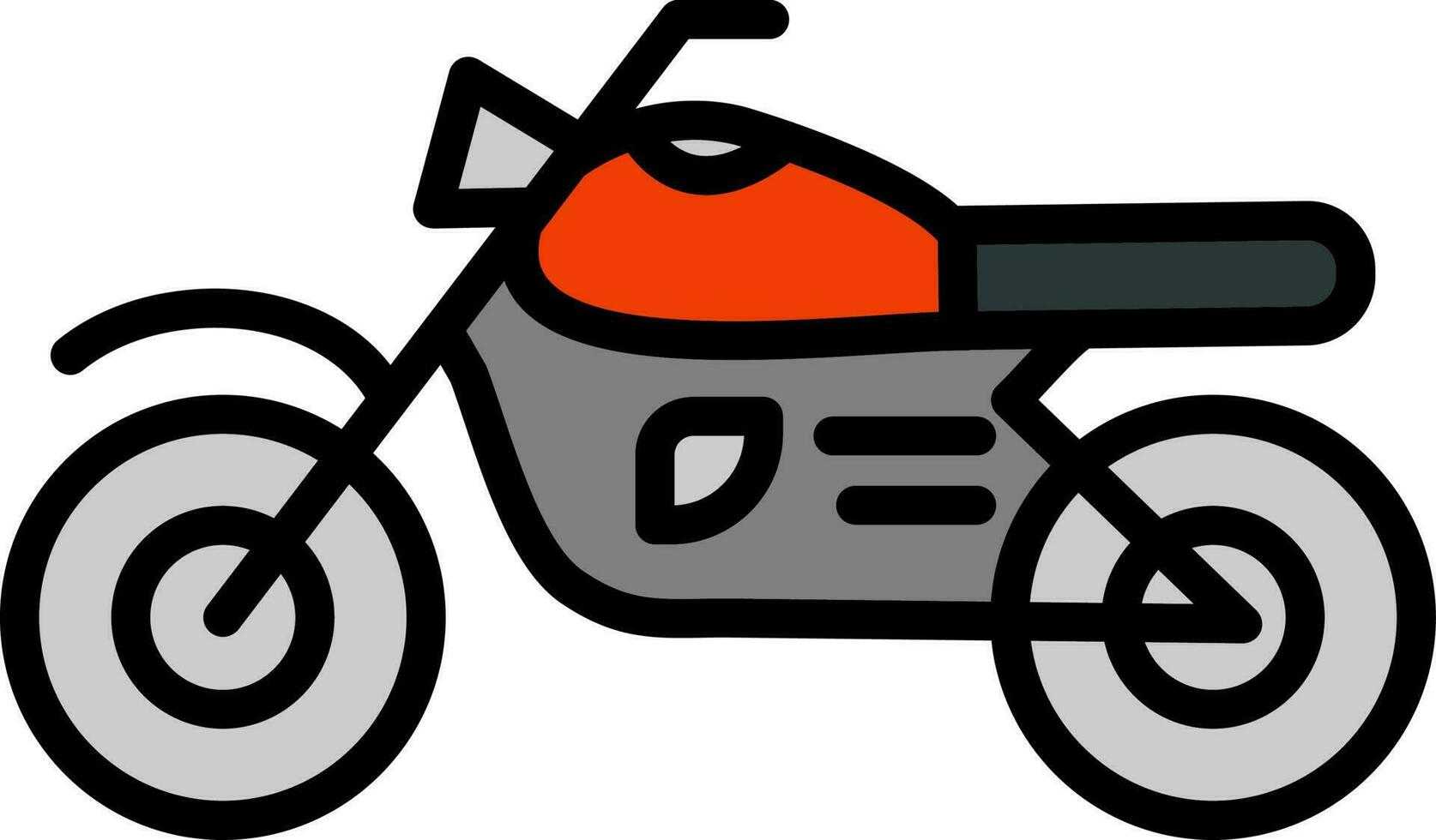 Motorbike Vector Icon Design