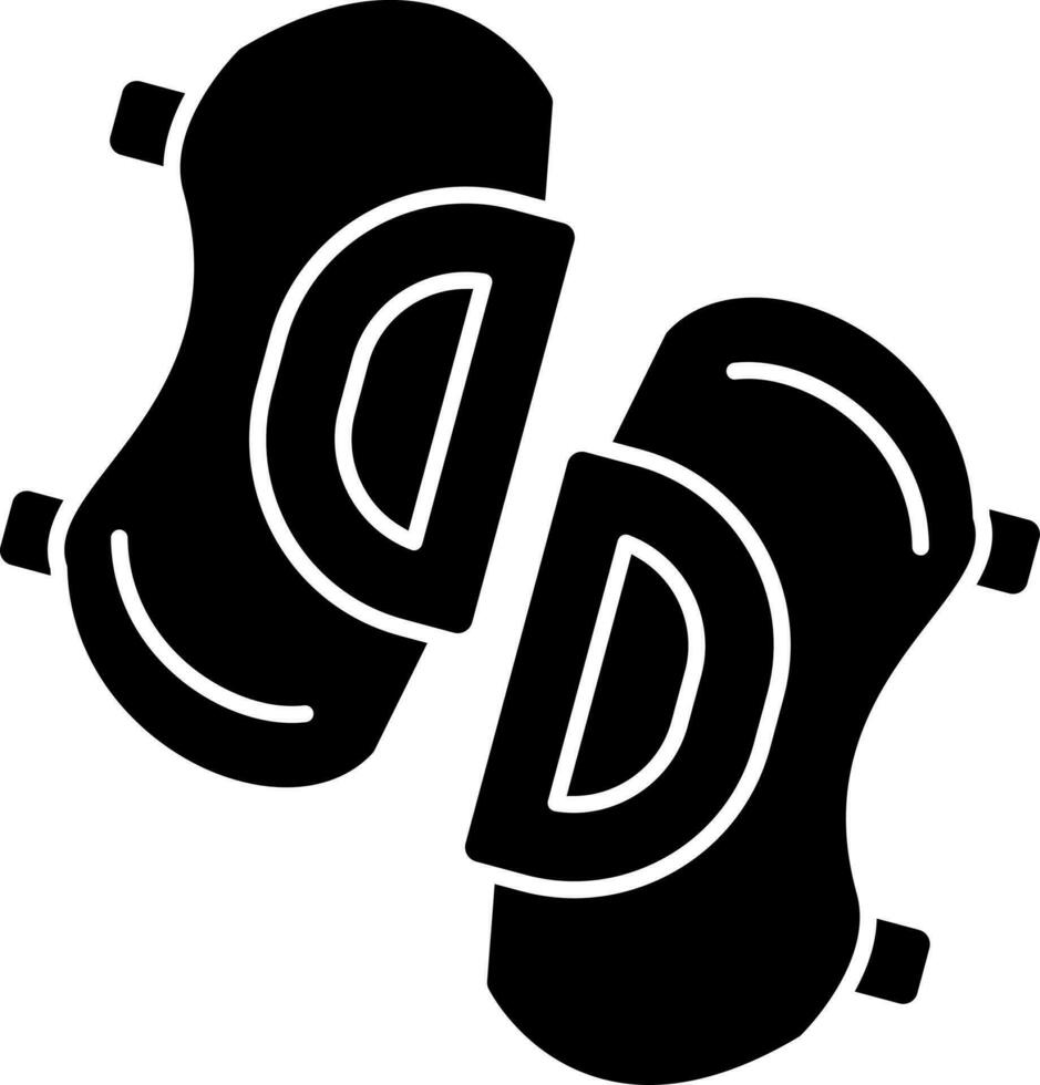 Knee pads Vector Icon Design