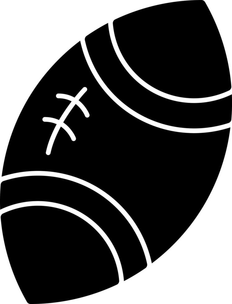 Rugby ball Vector Icon Design