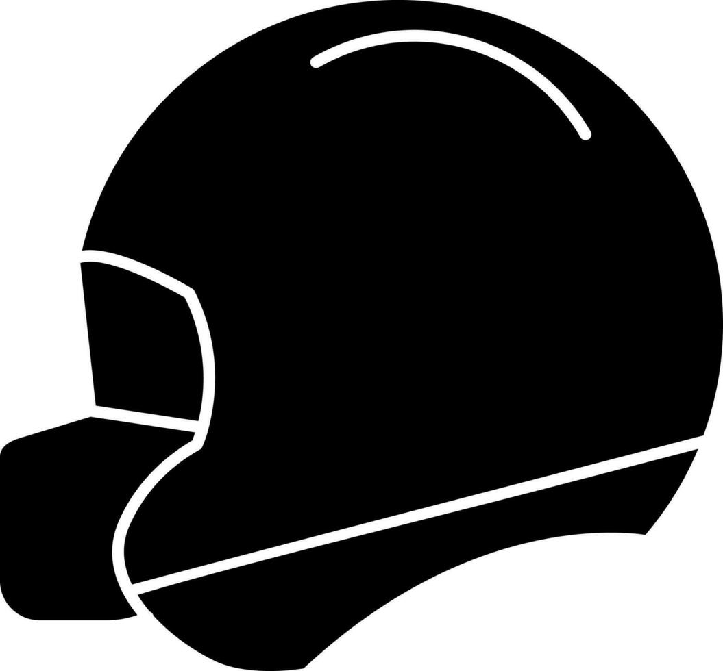 Football helmet Vector Icon Design