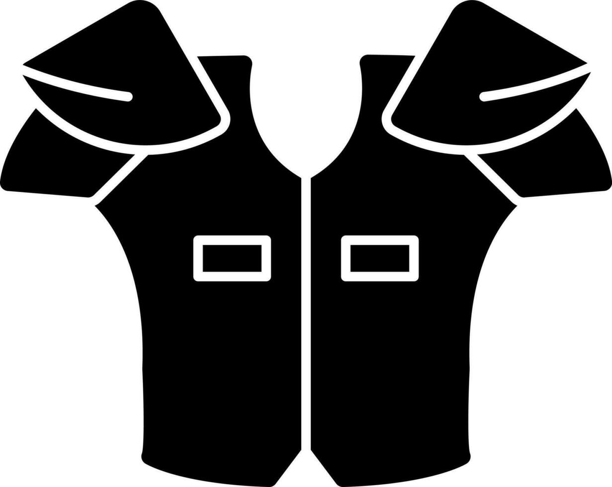 Shoulder pads Vector Icon Design