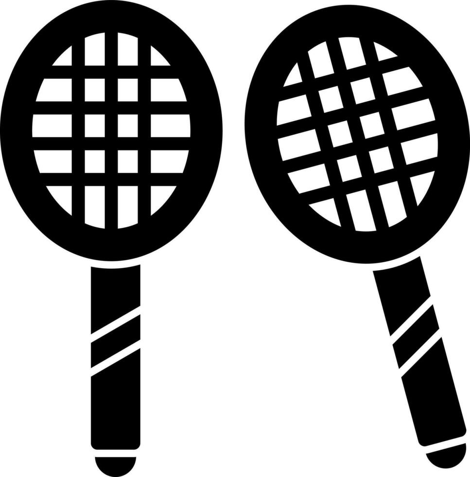 diseño de icono de vector de bádminton