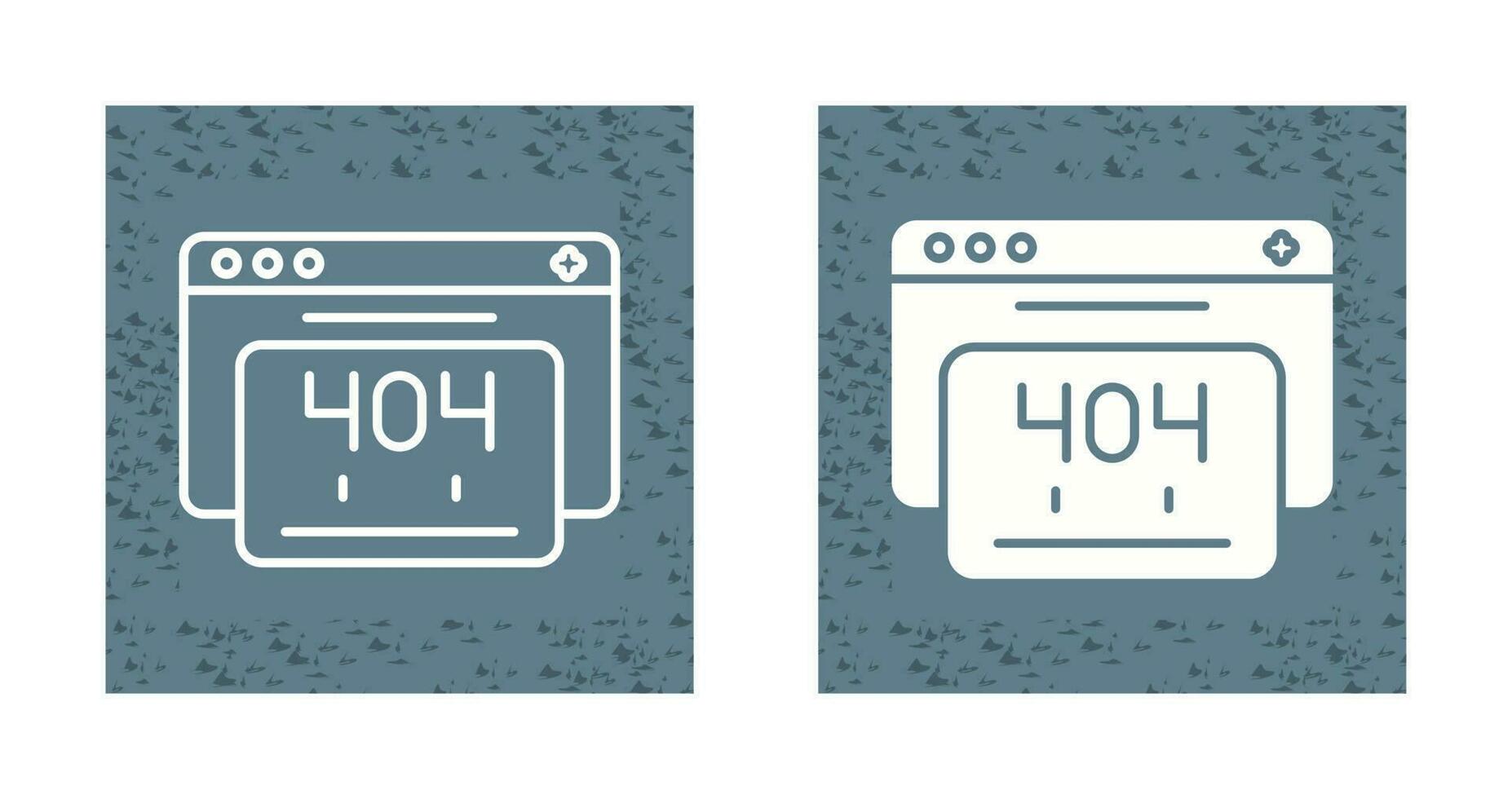 404 Error Vector Icon