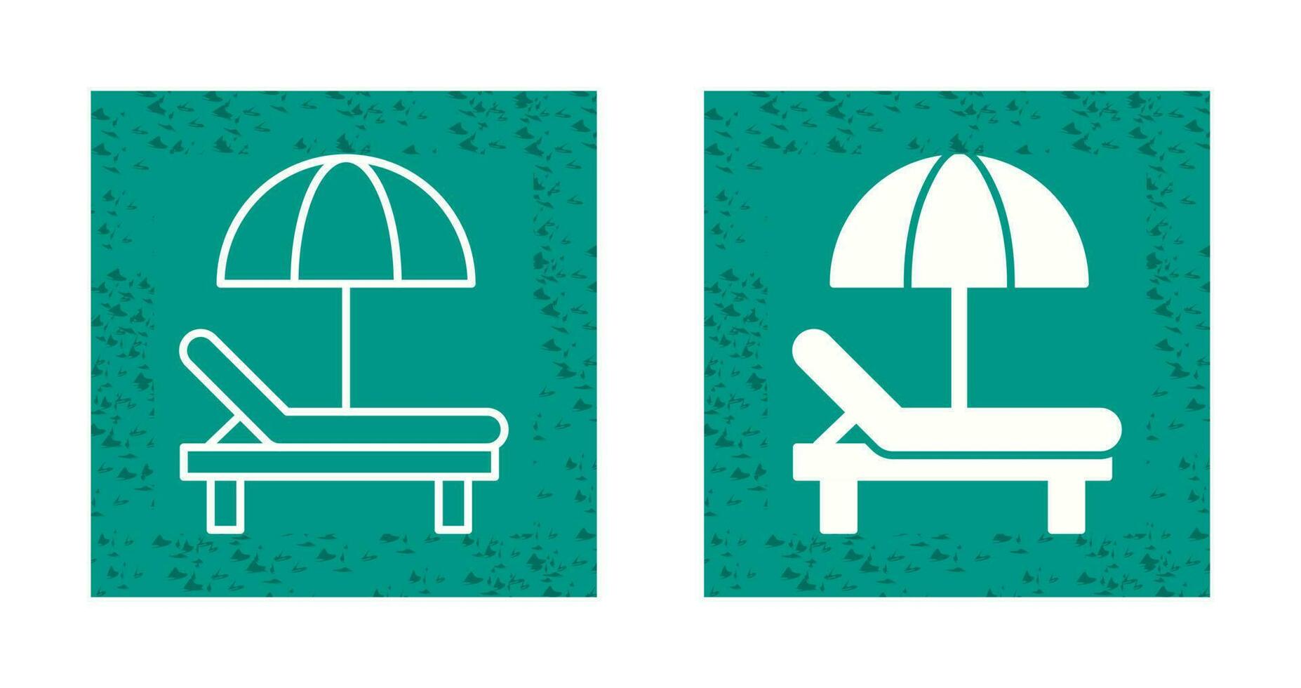 Sunbed Vector Icon