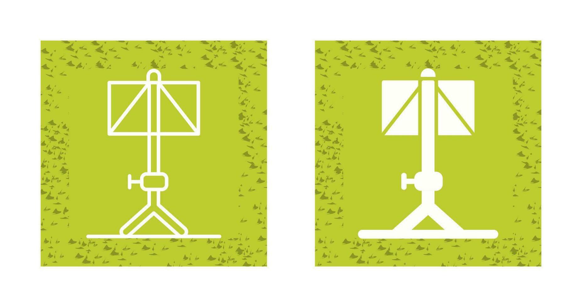 Music Stand Vector Icon