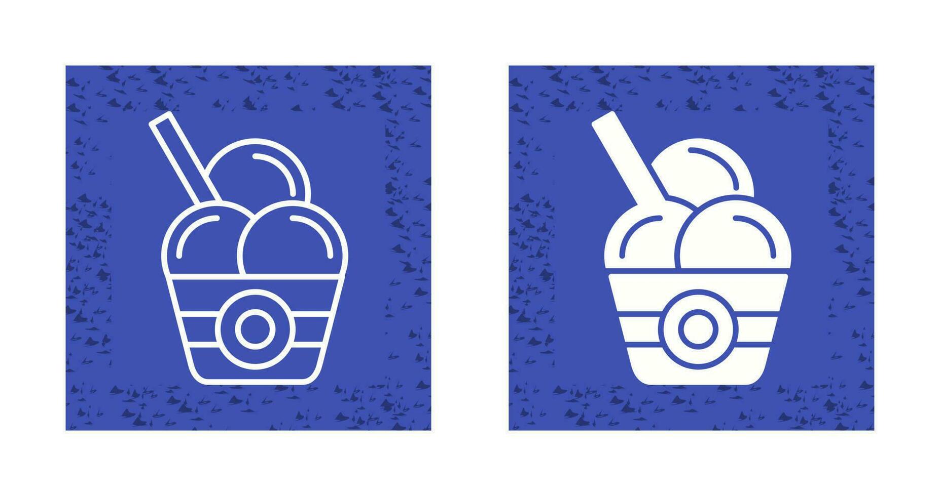 icono de vector de helado