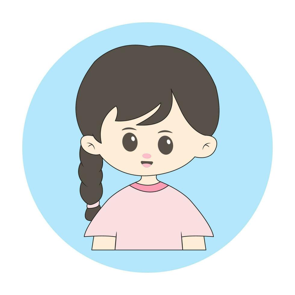 chibi mascota personaje para logo vector