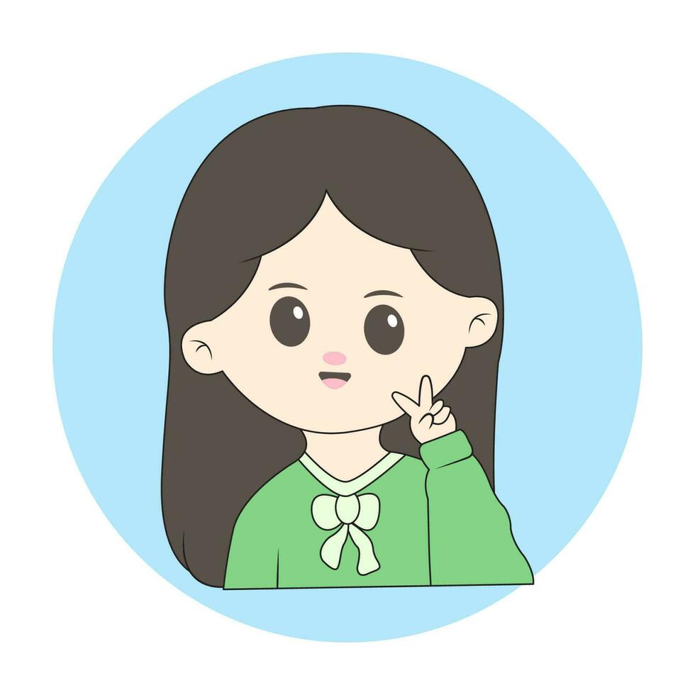 chibi mascot character for logo vector