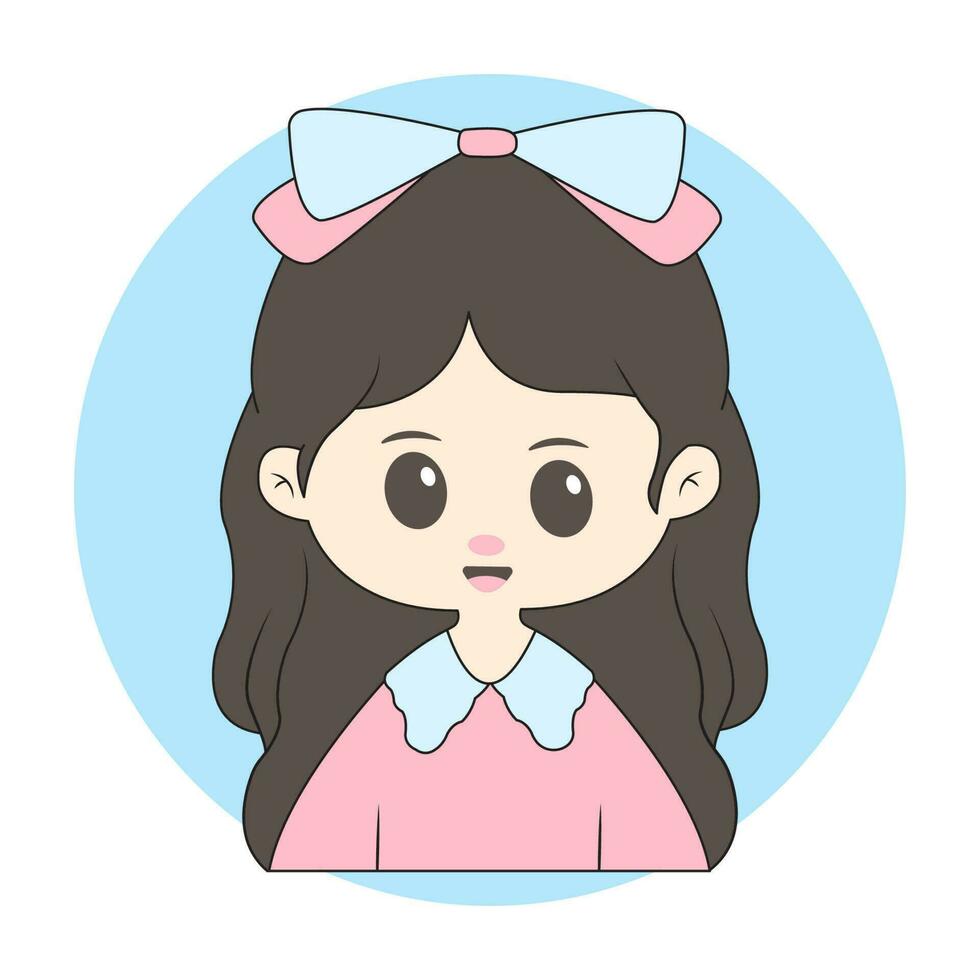 chibi mascot character for logo vector