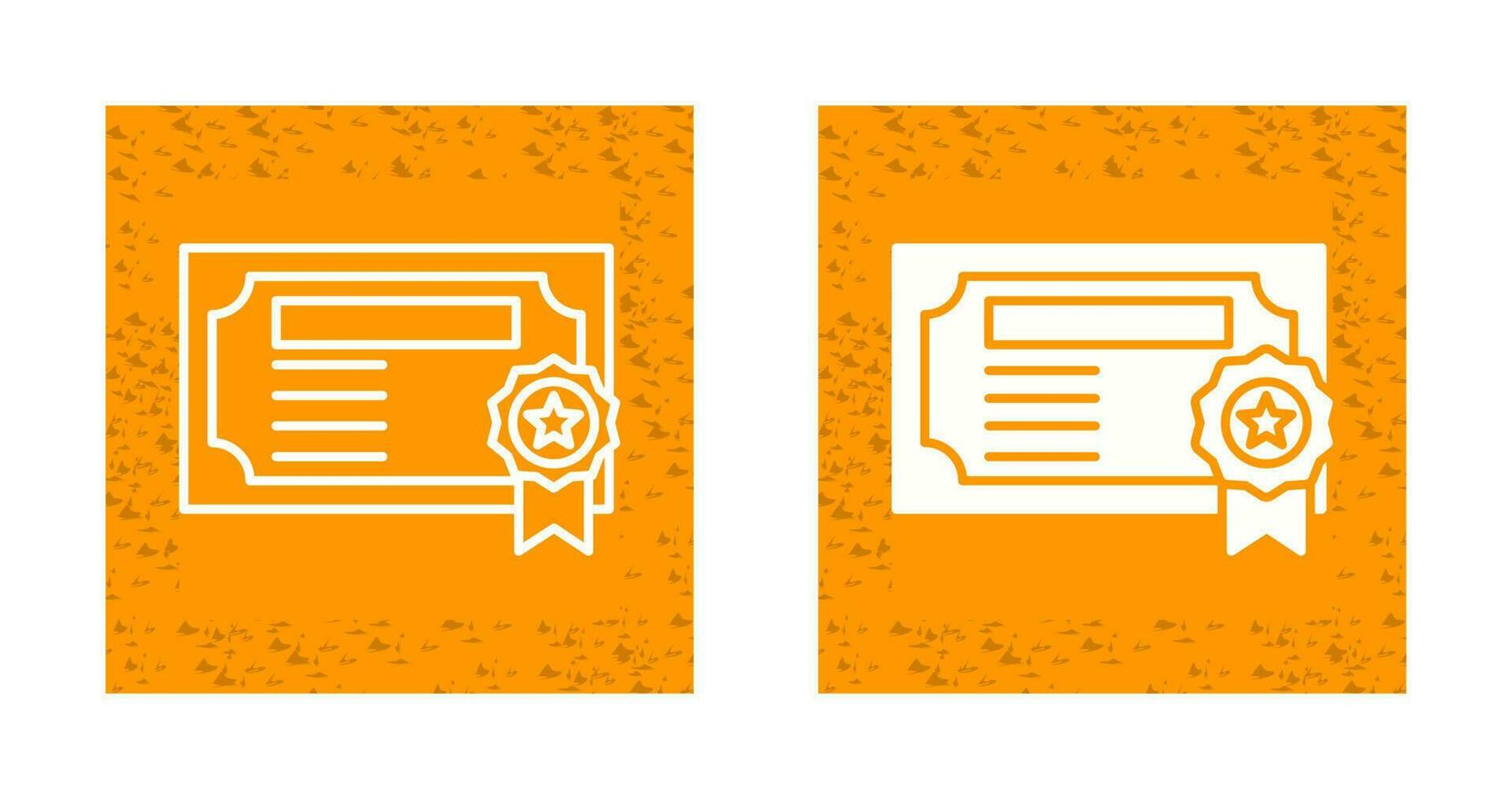 Certificate Vector Icon