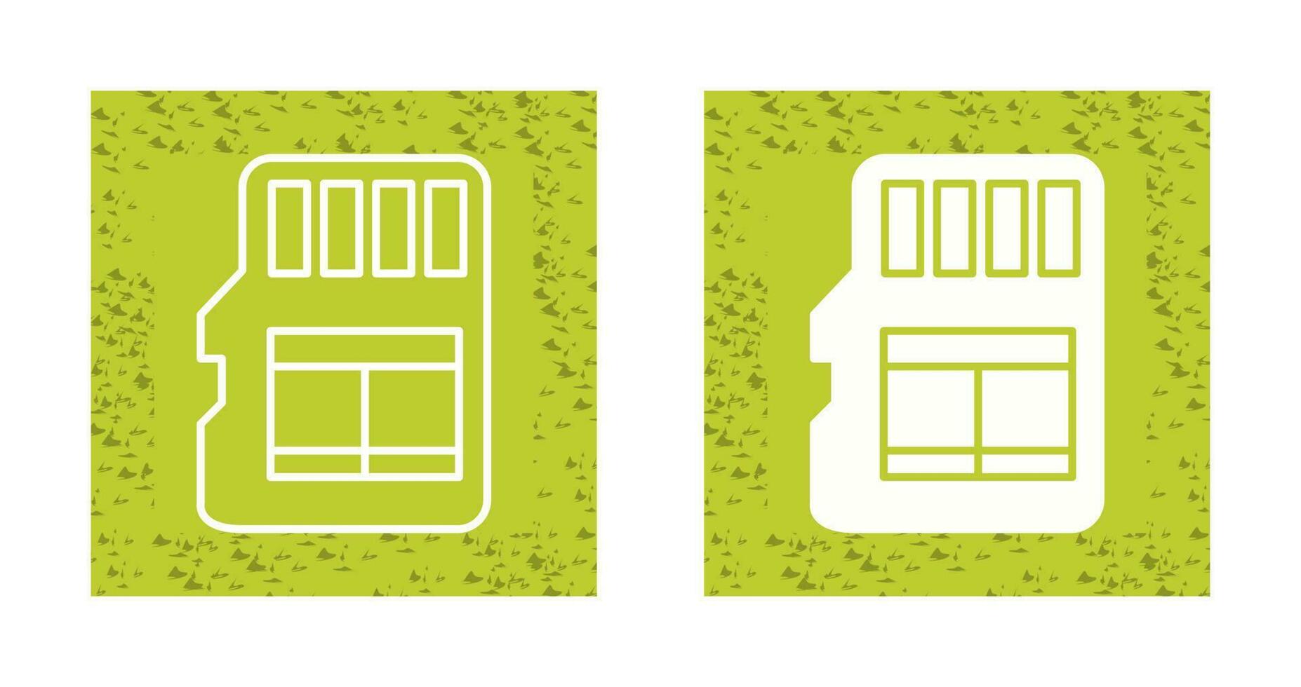 Memory Card Vector Icon