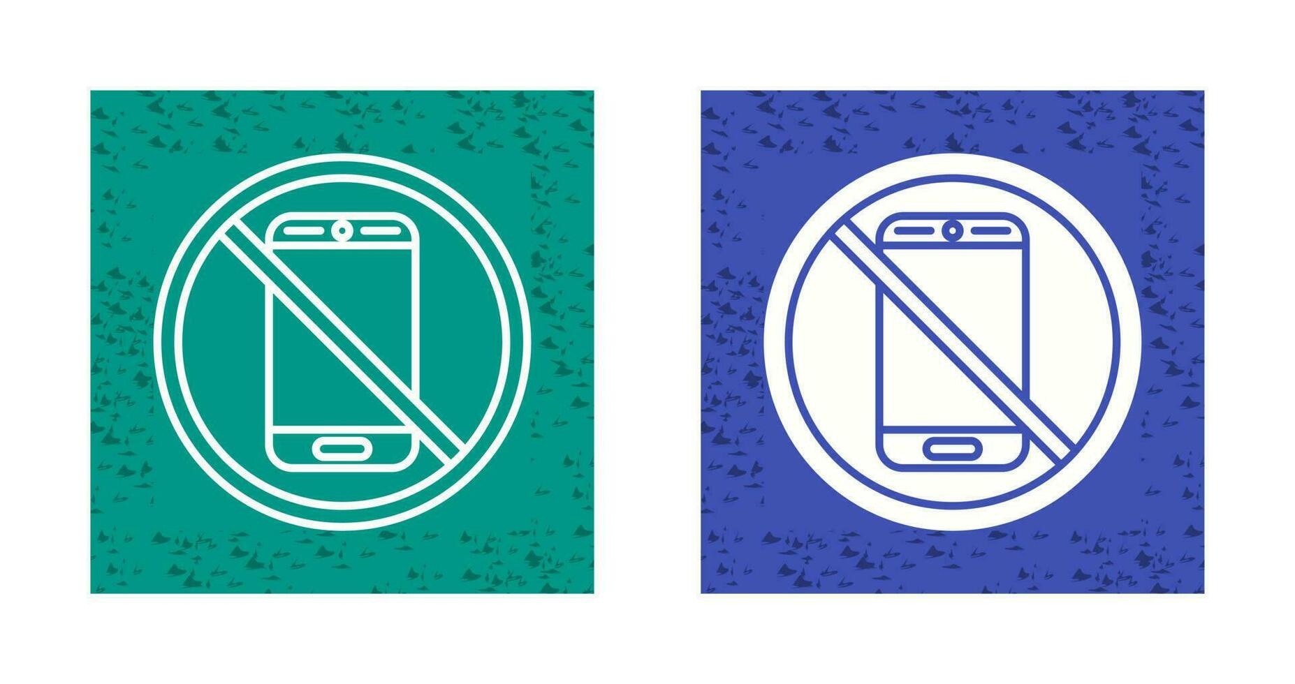 No Phone Vector Icon