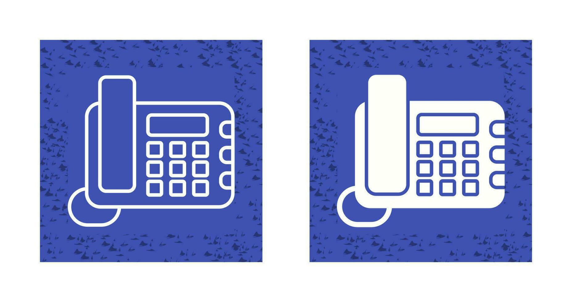 Land Line Phone Vector Icon